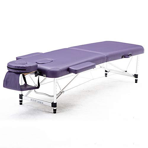 Cama Plegable Del Masaje, Cama Portátil Del Tatuaje Del Hogar De La Cama De La Acupuntura De La Fisioterapia De La Cama De La Belleza, Con El Reposacabezas Y El Trípode De Aluminio mesa de masaje