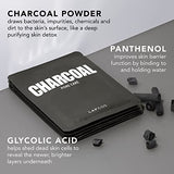 5 Mascarillas Faciales Charcoal de Lapcos. Lujoso Cuidado de la Piel con Polvo de Carbón para Extraer los Residuos que Obstruyen los Poros de la Piel Facial