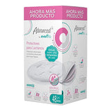 Advanced by Evenflo, Protectores para Lactancia, Paquete de 48 piezas, con Sistema Absorgel Antiescurrimientos, MEX