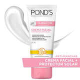 Pond's Crema Facial Clarant B3 con Factor de Protección Solar 30, 200 g