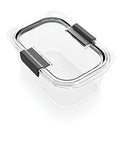 Rubbermaid Brilliance - Recipiente para alimentos, 4.7 tazas, Transparente, 4.7 Cup, 1