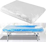 100 sábanas desechables para mesa de masaje, impermeable, para masajes, depilación facial y tratamientos corporales, perfectas para salones de belleza profesionales, clubes de spa, clubes de masaje (89,9 x 180 cm)