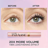 L'Oréal Paris Mascara de pestañas a prueba de agua Lash Paradise Negro 8.5ml