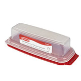 Rubbermaid Plastic Butter Dish, Red