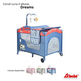 D'bebé Corral Cuna Dreams color Azul