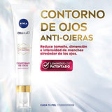 NIVEA Cellular Luminous630 Anti-Manchas Contorno De Ojos Anti-Ojeras (15 ml), Enriquecido Con Ácido Hialurónico y Cafeína para una Piel Luminosa sin manchas por Ojeras, Edad, Solares u Hormonales