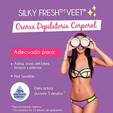 Veet Crema depilatoria corporal Silky Fresh para Piel Sensible envase de 100 ml