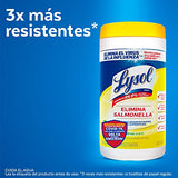 Lysol Toallitas Desinfectantes para Superficies, Aroma Citrus, 80 Toallitas (Tapa puede variar)