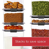 Rubbermaid Brilliance Contenedor hermético para almacenamiento de alimentos, Conjunto pequeño de 8 piezas, 8-Piece Small Set, Set, 1