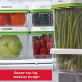 Rubbermaid FreshWorks Produce Saver, Medium and Large Produce Storage Containers, 4-Piece Set