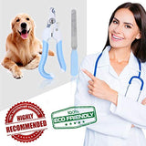 Lumbor37 Tijeras de Uñas para Mascotas Cortauñas Paw Grooming Trimmers con Safety Guard para Evitar el Corte Excesivo de Uñas para Puppy Doggie Kitty