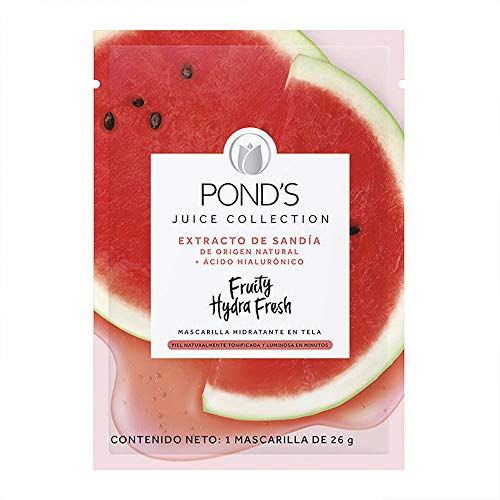 Pond's Cuidado Facial Fruity Hydra Fresh Sandía, Mascarilla, 26 g