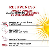 Pond's Crema Facial Rejuveness con Factor de Protección Solar 30, 200 g