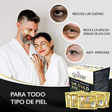 QVENE Mascarilla Hidratante Contorno Ojos de Colágeno para eliminar Arrugas, Ojeras, Bolsas e Hinchazón debajo de los Ojos