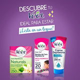 Veet Crema depilatoria corporal Silk & Fresh para Piel Sensible envase de 200 ml