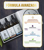 Kit Skin Care 3 Serums Faciales Día y Noche: Vitamina C 20%, Retinol 2.5%, Acido Hialuronico Facial 5%. Hidratante Facial, Suero Facial AntiManchas con Vitamina C + E, Serum Profesional Antiarrugas + Antioxidante. 100% Vegano. Set Antienvejecimiento, SQIN