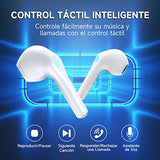 1 Hora Audífonos Inalámbricos, Audífonos Bluetooth 5.1 Auriculares con Microfono, Audifonos Inalambricos Compatible para iPhone Samsung Huawei Xiaomi Laptop para Correr Escuchar Música Videos