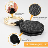 Clip magnético para sombrero para viajes, elegante bolsa manos libres, bolso, equipaje y mochila con clip para sol y sombreros de ala ancha (negro)