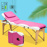 Cama de Masaje, Cama de Alta Calidad Haya Tratamiento de Belleza Portátil para Salón del Tatuaje de Altura Ajustable Mesa de Masaje (Color : Style 3)