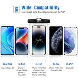 [4 Piezas] Funda contra Agua para Celular, Bolsa Sumergible Compatible con iPhone 14 Pro/14 Plus 13 12 Mini Pro MAX SE X XR 8+ 7+ Galaxy S20 S10 Note Series y Móvil hasta 7" -Claro