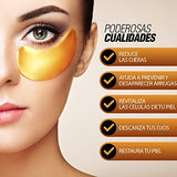 QVENE Mascarilla Hidratante Contorno Ojos de Colágeno para eliminar Arrugas, Ojeras, Bolsas e Hinchazón debajo de los Ojos