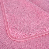 Toalla de baño de Microfibra superabsorbente antipelusa - Secado rápido - 145 x 76 cm - Pack de 4 (Rosa)