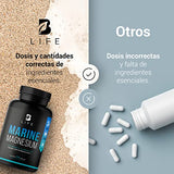 Magnesio Marino de 240 Cápsulas. Ingredientes naturales. Alta biodisponibilidad y absorición. Marine Magnesium B Life.