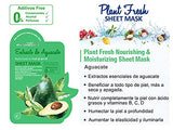 Maquillali Kit de 8 Mascarillas Faciales Sheet Tela, Extracto Natural de Fruta Aguacate Granada Coco y Maracuya, Aditivos Free, Skin Care Mascarilla Facial Hidratar, Calmar y Oil Control (Pack 8)