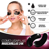 QVENE Mascarilla Hidratante Contorno Ojos de Colágeno para eliminar Arrugas, Ojeras, Bolsas e Hinchazón debajo de los Ojos