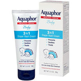 Aquaphor Baby Diaper Rash Cream, 3.5 Ounce (Pack of 3)