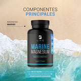 Magnesio Marino de 240 Cápsulas. Ingredientes naturales. Alta biodisponibilidad y absorición. Marine Magnesium B Life.