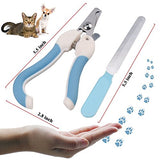 Lumbor37 Tijeras de Uñas para Mascotas Cortauñas Paw Grooming Trimmers con Safety Guard para Evitar el Corte Excesivo de Uñas para Puppy Doggie Kitty