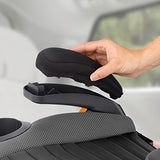 Chicco GoFit - Asiento elevador de coche sin espalda para niños de 40 a 100 libras, tiburón/negro/gris