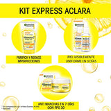 Garnier Skin Active Kit express aclara: serum, crema y gel con vitamina c