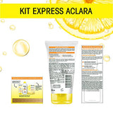 Garnier Skin Active Kit express aclara: serum, crema y gel con vitamina c