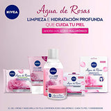 Nivea Gel Crema Facial Hidratante con Agua De Rosas y Ácido Hialurónico, hidratación intensiva 48 horas, 50 ml