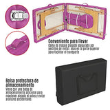 Cama De Masajes Portatil SPA Tattoo Reiki Uñas Madera Camboya (Rosa)