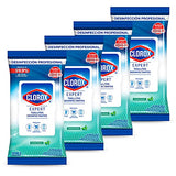 Clorox Pack De Toallitas Desinfectantes Expert Fresco 4 paquetes de 30 toallitas cada uno - Sin Cloro