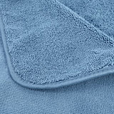 Toalla de baño de Microfibra superabsorbente antipelusa - Secado rápido - 145 x 76 cm - Pack de 4 (Azul)