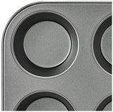 Amazon Basics - Juego de 6 piezas antiadherentes para horno de acero al carbono