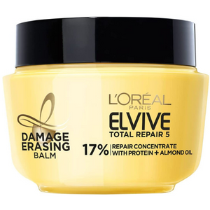 L'Oreal Paris Hair Care Elvive Total Repair 5 Damage-Erasing Balm, Almond and Protein, 8.5 Fluid Ounce